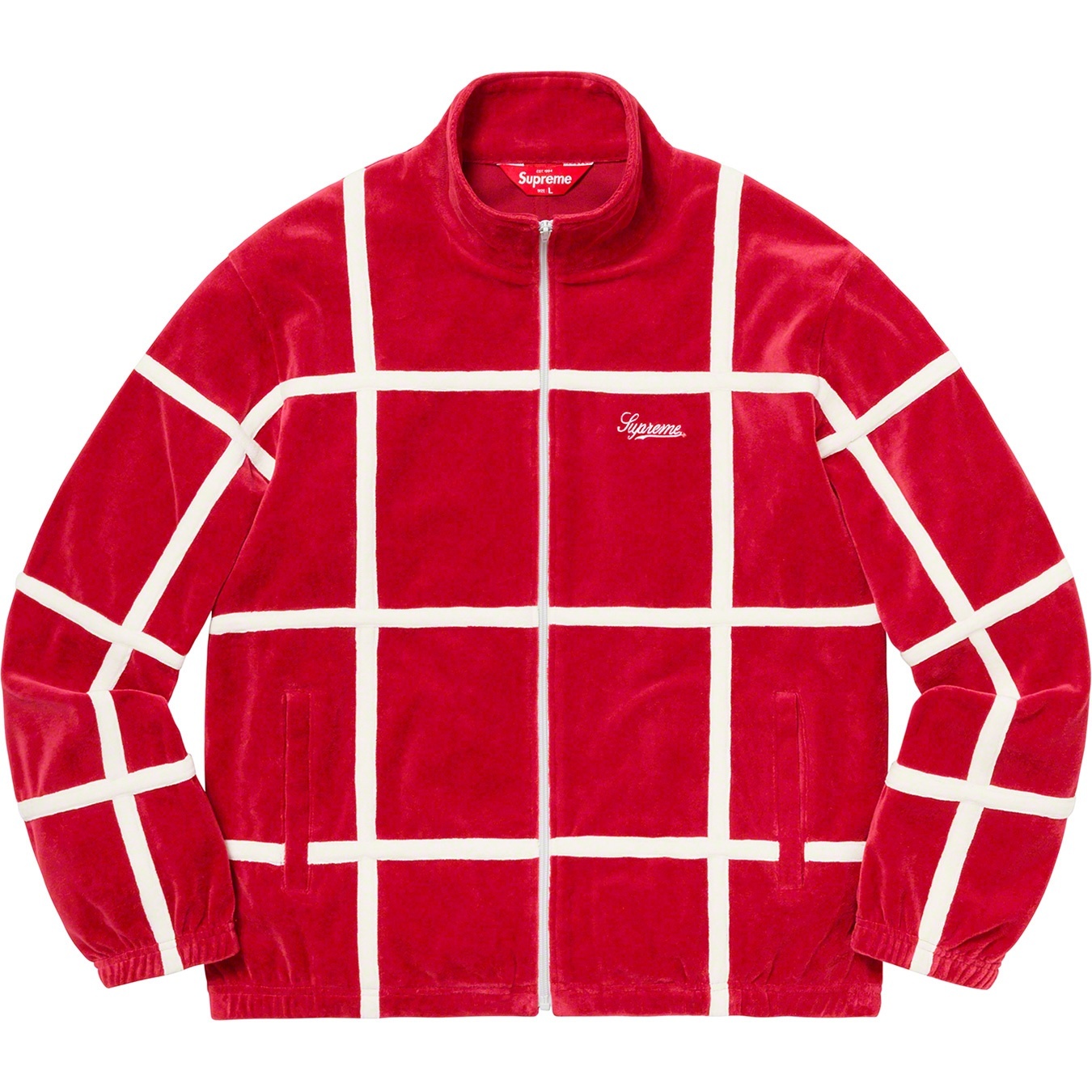 Grid Taping Velour Jacket view 3